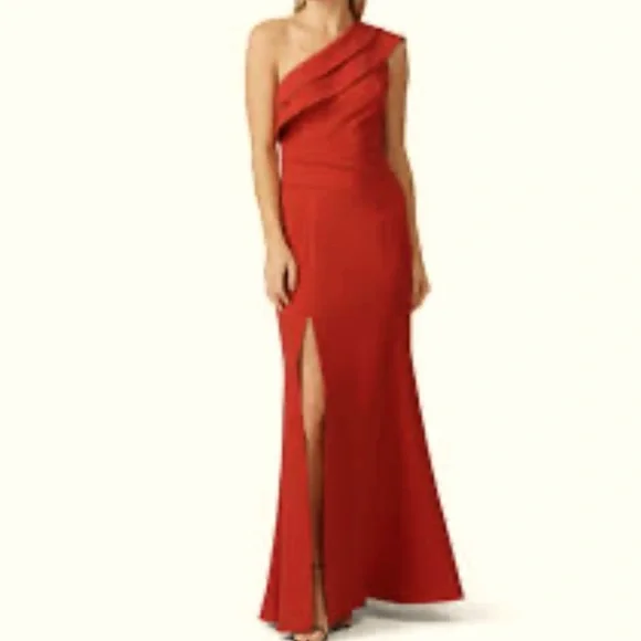 c meo collective one shoulder dress C/MEO collective Revolve one shoulder ruffle mini stripe dress size Medium